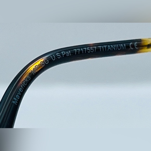 Maui Jim “MAVERICKS” MJ264-16 W/ BRAND NEW CUSTOM POLARIZED FLASH BRONZE LENSES - Picture 13 of 15